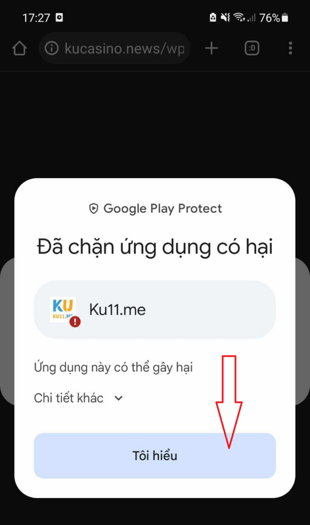 Cho phép cài app cho điện thoại Android